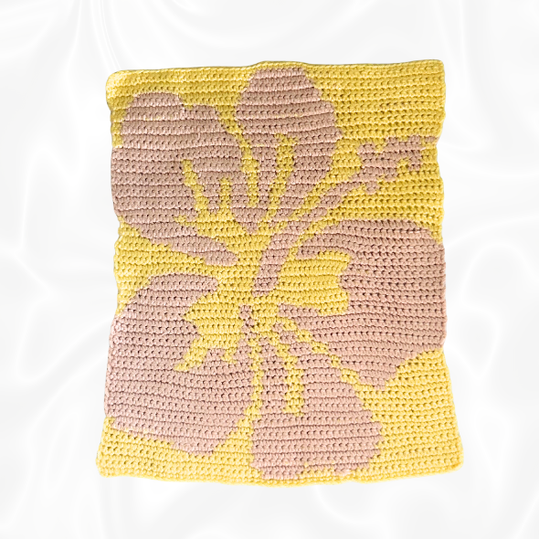 Crochet Hibiscus Tapestry