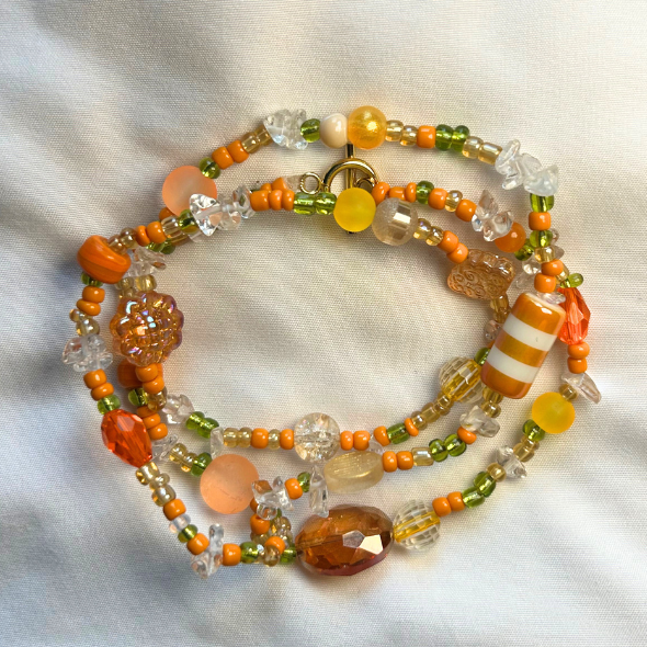 Tangerine Waist Bead