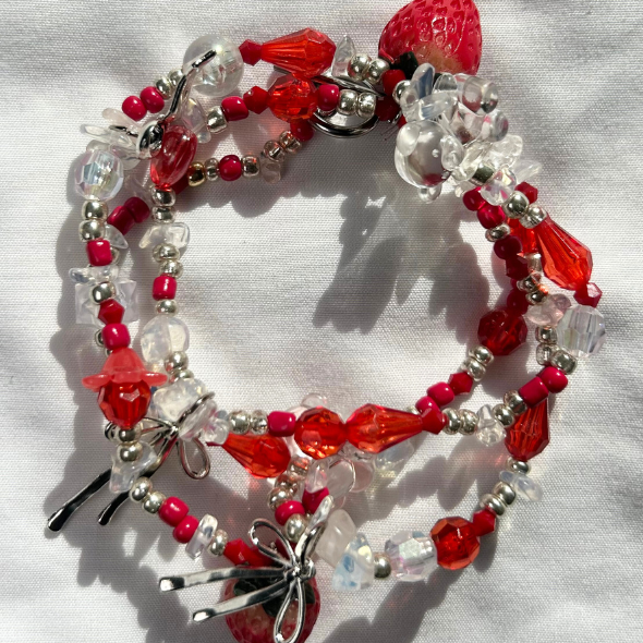 Strawberry Kiss Waist Bead