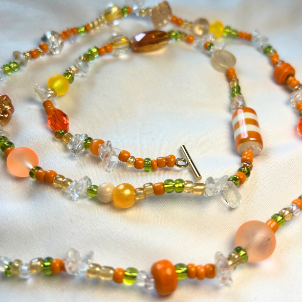 Tangerine Waist Bead