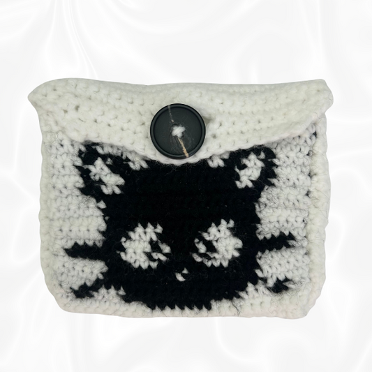 Crochet Choco Cat Pouch