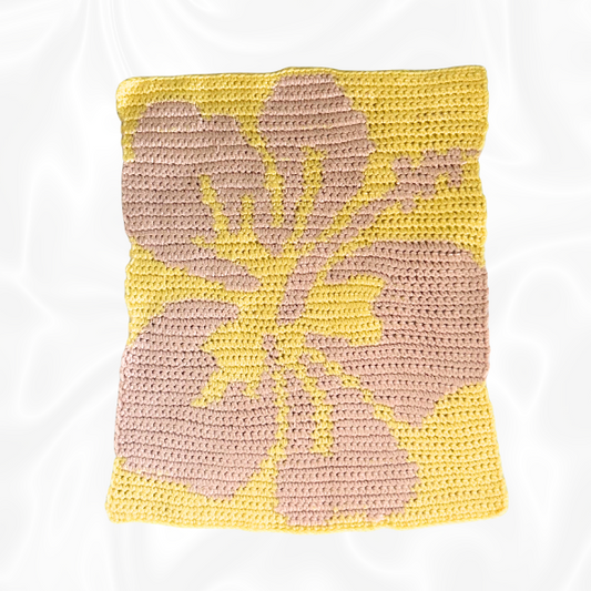 Crochet Hibiscus Tapestry