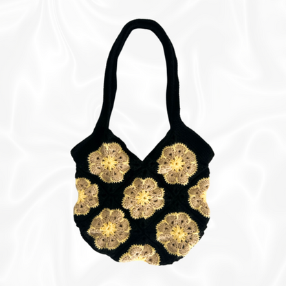 Crochet African Flower Granny Square Bag