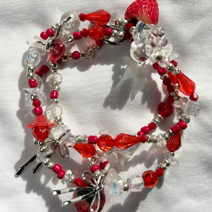 Strawberry Kiss Waist Bead